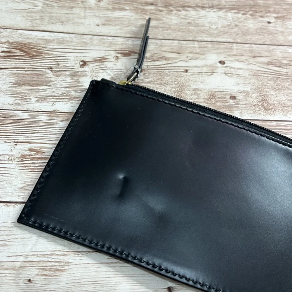 Cole Haan Mini Bag Wallet Coin Purse Make-Up Bag Black Glossy finish